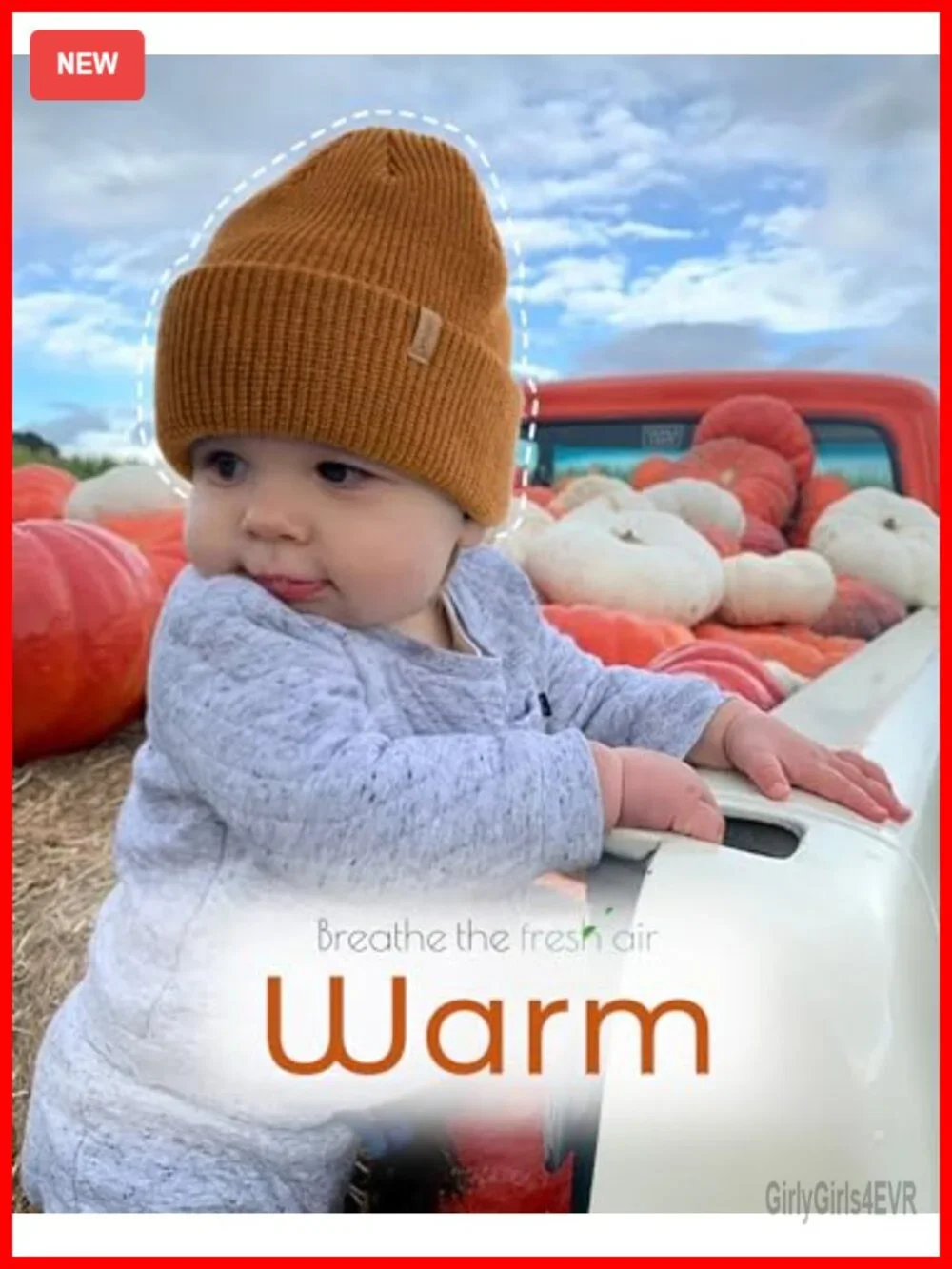 Toddler Baby Kids Winter Beanie Hat Soft Acrylic Knit Cap